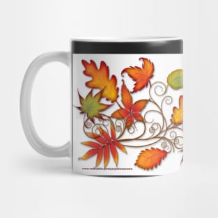 Autumn Leaves - panel Mug